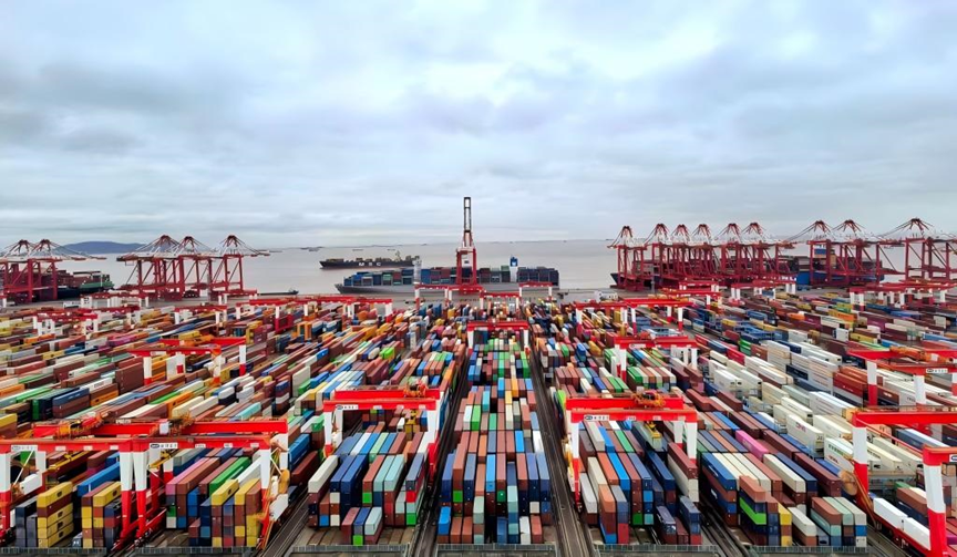 The Yangshan Phase IV automated terminal. [Photo Shanghai International Port Group].png
