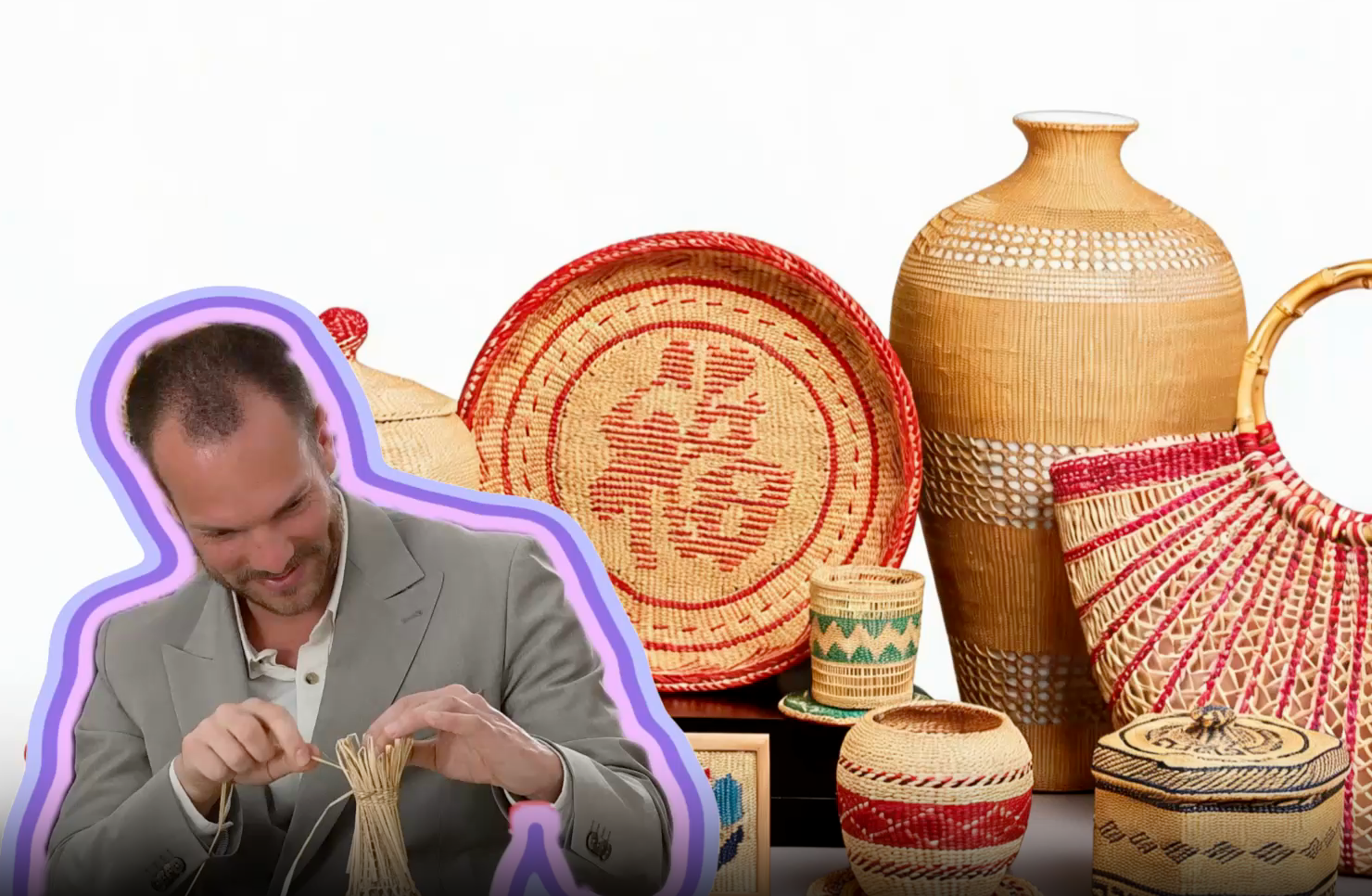 German teachers fascinated by straw plaiting in Jiading 