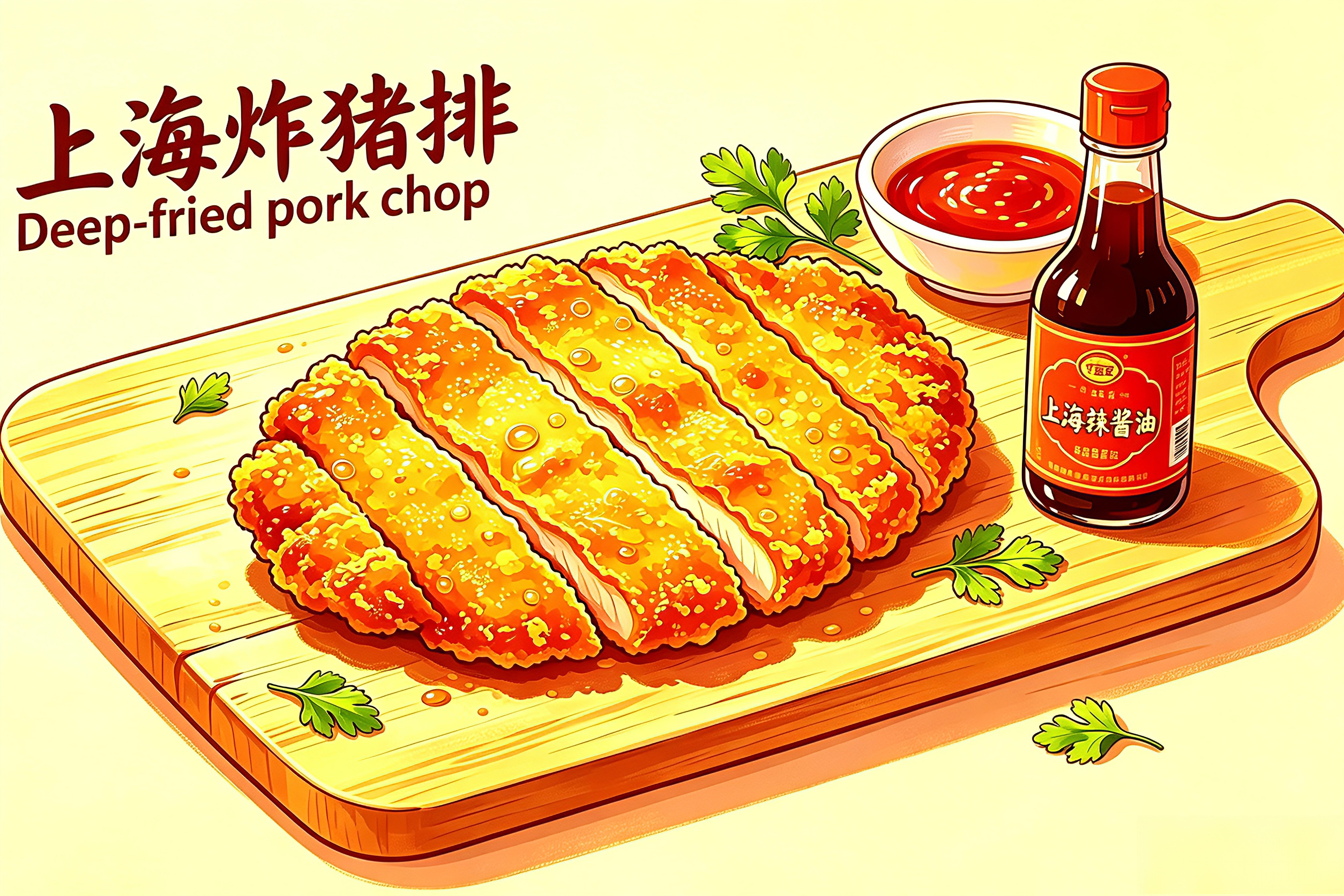 Deep-fried pork chop