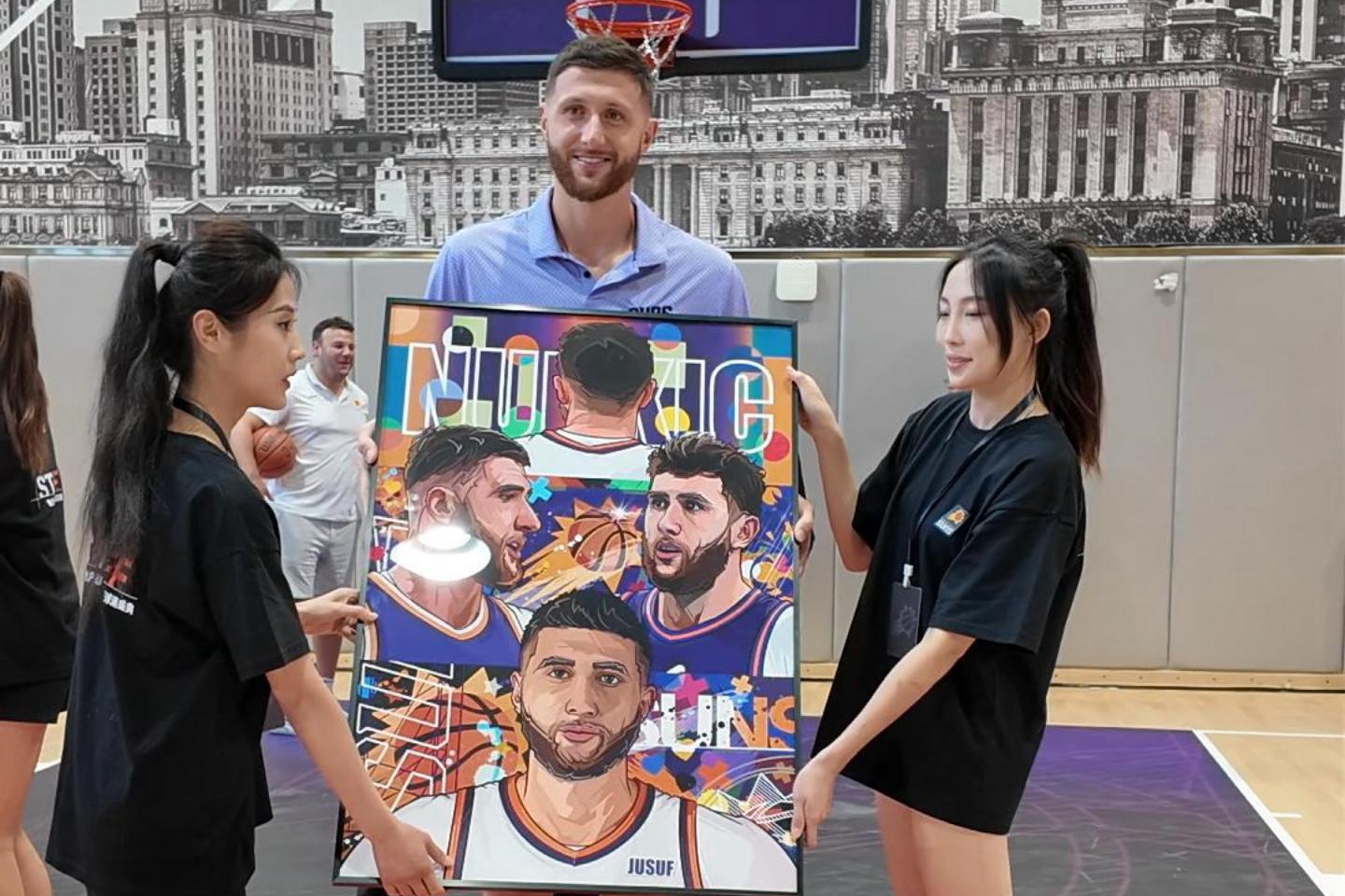 US NBA team visit Shanghai