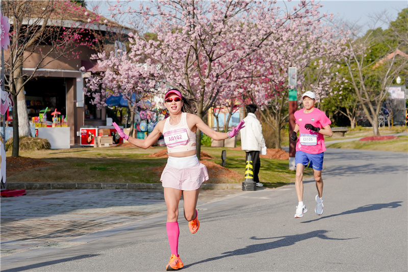 Sign up for cherry blossom run at Gucun Park 