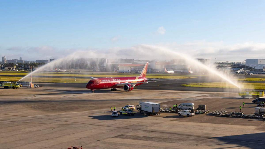 Juneyao Airlines launches new Shanghai-Sydney direct flight.jpg