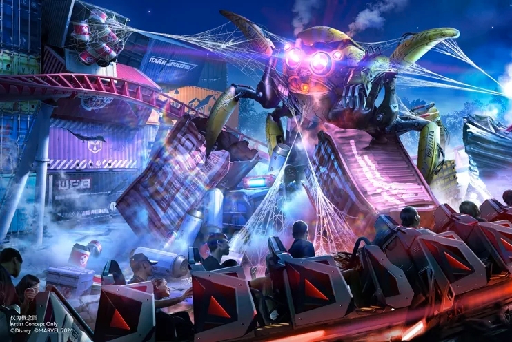 Shanghai Disney Resort reveals progress on Spider-Man land