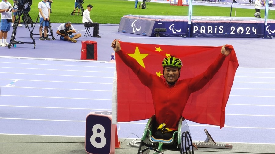 Shanghai athlete Dai Yunqiang wins gold at 2024 Paralympic Games