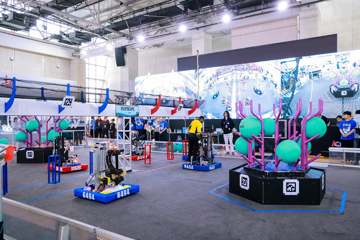 FIRST robotics competition returns to Shanghai, spotlighting youth innovation