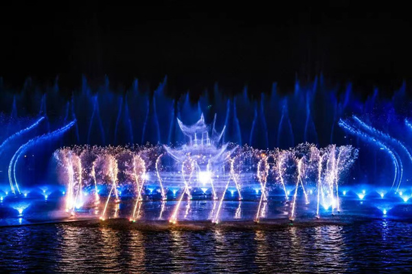 Enchanting light shows across Shanghai