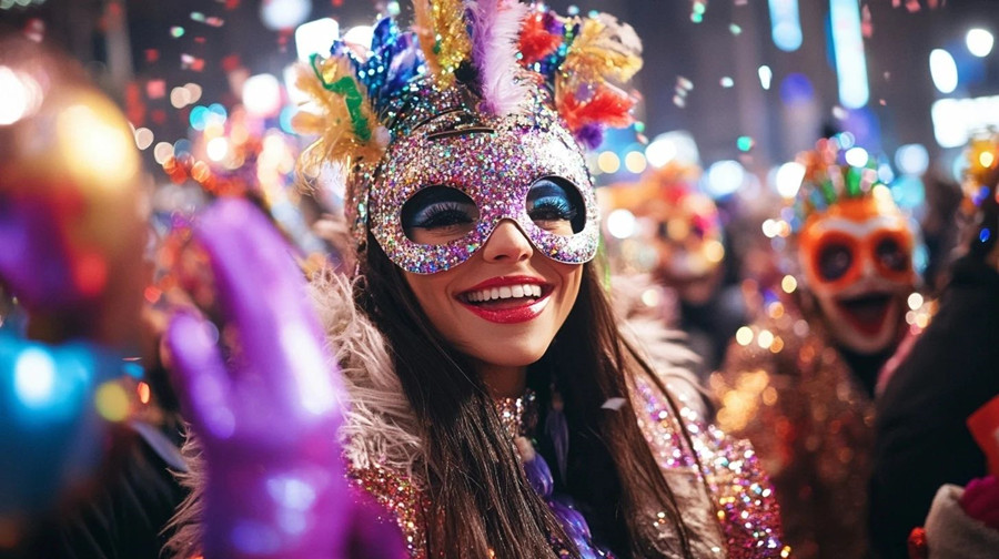 Venetian masquerade masks are a holiday staple.jpg