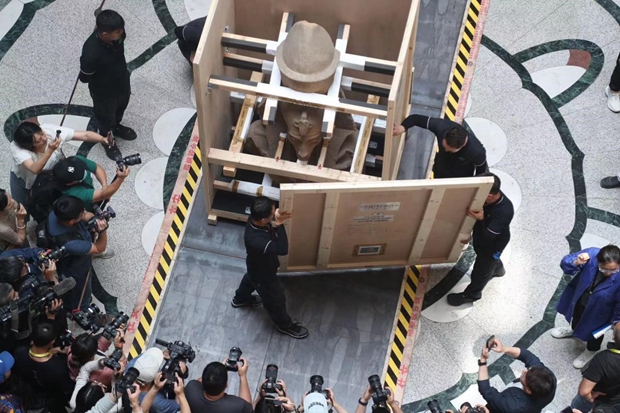 778 ancient Egyptian artifacts arrive at Shanghai Museum2.jpg