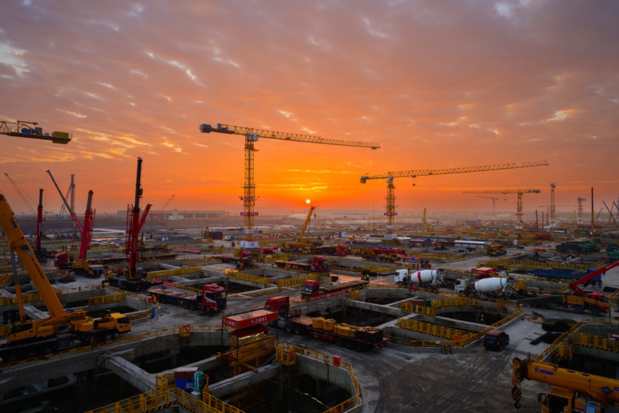 Shanghai Pudong airport begins construction of Terminal 33.jpg