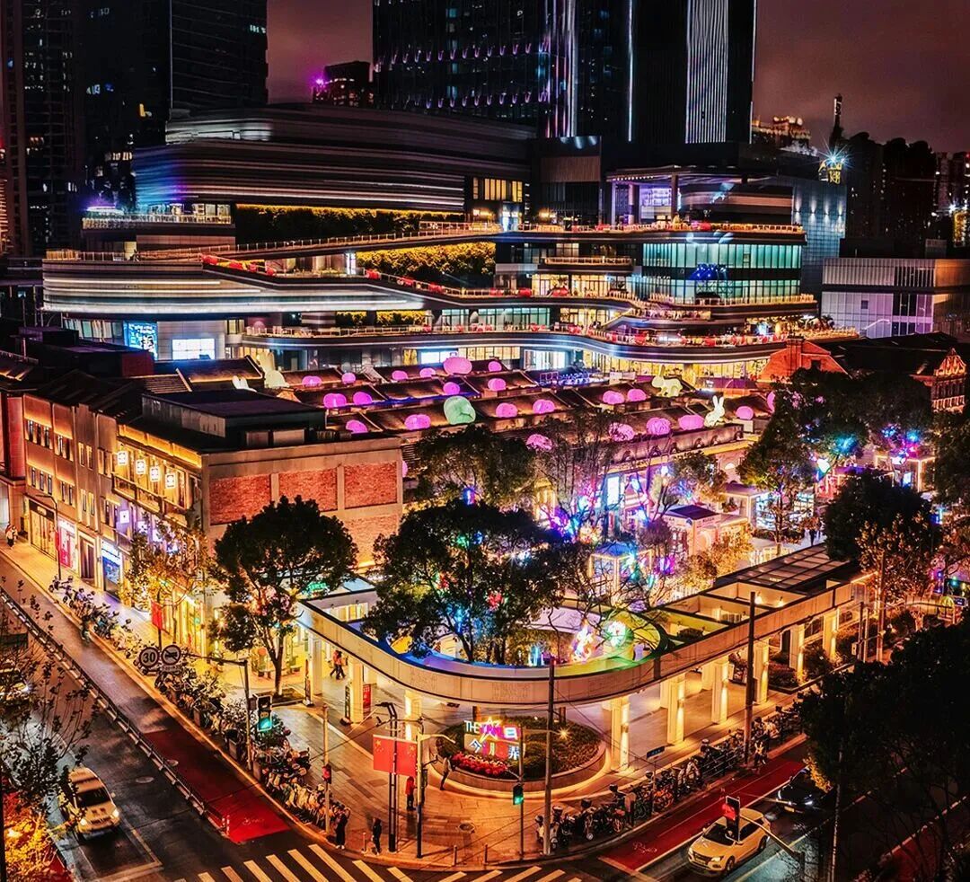 The Inlet commercial complex has been transformed into an illuminated destination..jpg