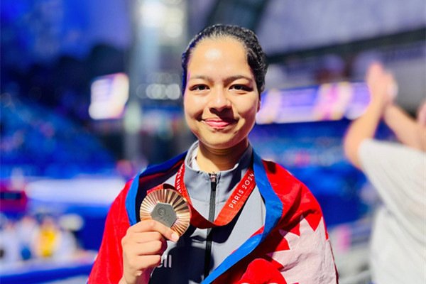 Tongji University student wins historic bronze for Nepal at Paris Paralympics