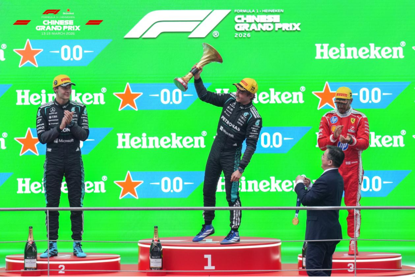 2026 Chinese GP concludes, Antonelli takes maiden F1 win