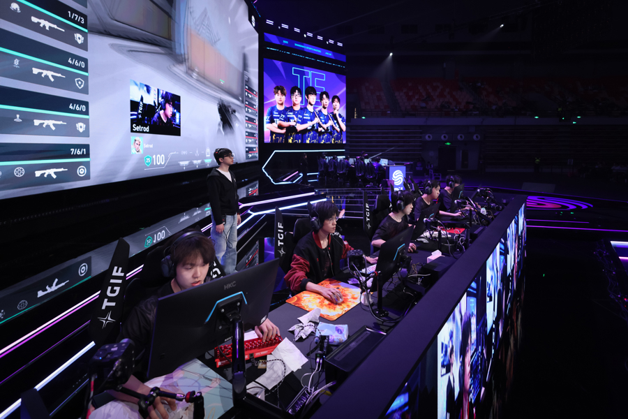 Esports players compete in the tournaments..jpg