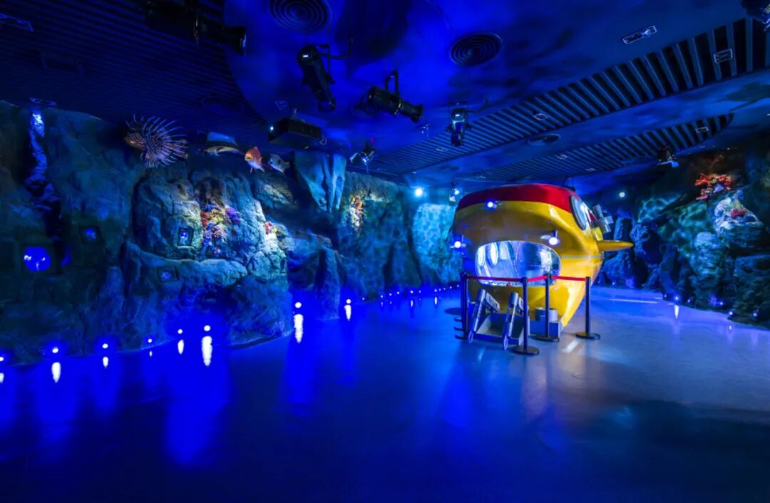 The ocean-themed section inside the museum.jpg